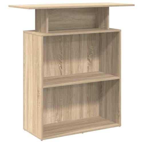Recepcijski stol sonoma hrast 100x40x104 cm konstruirano drvo - sonoma hrast Cijena