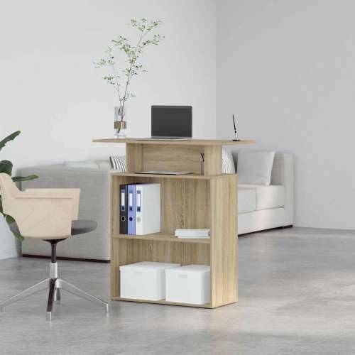 Recepcijski stol sonoma hrast 100x40x104 cm konstruirano drvo - sonoma hrast Cijena