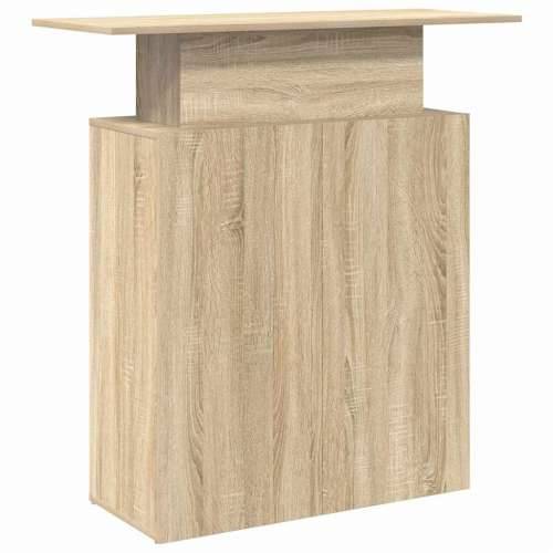 Recepcijski stol sonoma hrast 100x40x104 cm konstruirano drvo - sonoma hrast Cijena