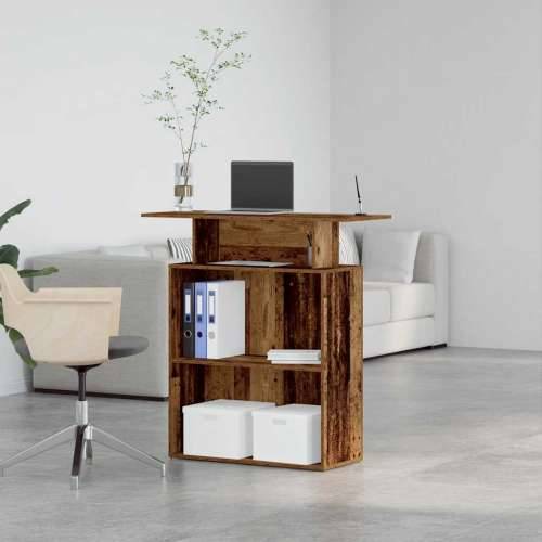 Recepcijski stol staro drvo 100x40x104 cm konstruirano drvo - Staro drvo Cijena