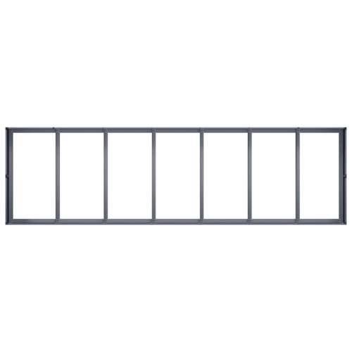 Sadilica antracit 280x80x40 cm od čelika - Antracit 280 x 80 x 40 cm 1 Cijena