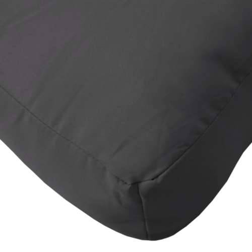 Jastuk za palete crni 60 x 60 x 12 cm od tkanine Cijena