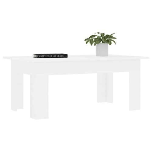 Stolić za kavu bijeli 100 x 60 x 42 cm od konstruiranog drva - Bijela 100 x 60 x 42 cm 1 Cijena