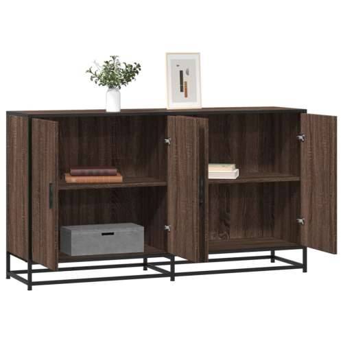 Komoda smeđi hrast 134x35x76 cm konstruirano drvo - Smeđi hrast 1 Cijena