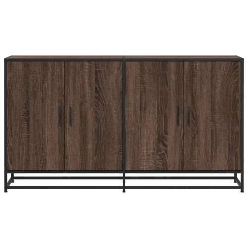 Komoda smeđi hrast 134x35x76 cm konstruirano drvo - Smeđi hrast 1 Cijena