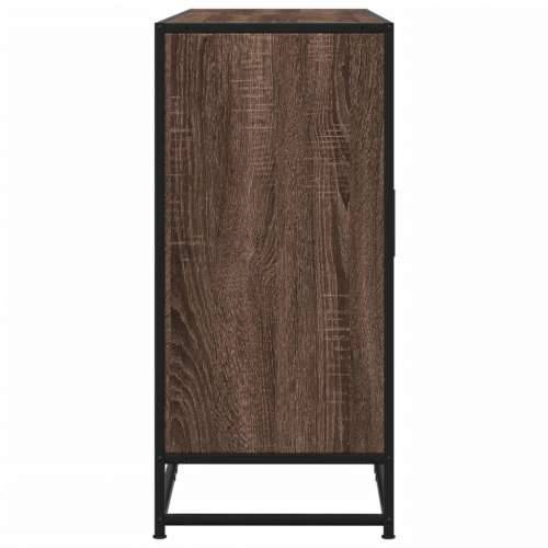 Komoda smeđi hrast 134x35x76 cm konstruirano drvo - Smeđi hrast 1 Cijena