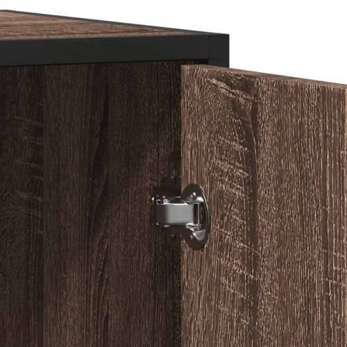 Komoda smeđi hrast 134x35x76 cm konstruirano drvo - Smeđi hrast 1 Cijena