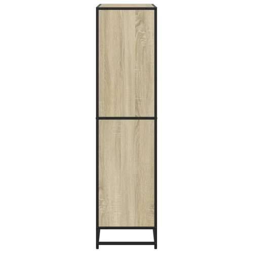 Polica za knjige sonoma hrast 80,5x35x139 cm izrađeno drvo - sonoma hrast 1 139 cm 80.5 cm Cijena