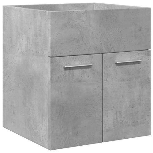 2-dijelni set kupaonskog namještaja siva boja betona drveni - Beton siva 41 x 38.5 x 46 cm bez slavine 1 Cijena