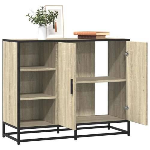Komoda sonoma hrast 92x35x76 cm izrađeno drvo - sonoma hrast 1 Cijena