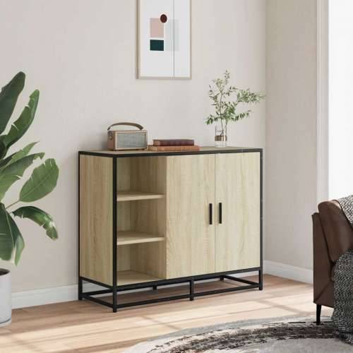 Komoda sonoma hrast 92x35x76 cm izrađeno drvo - sonoma hrast 1 Cijena