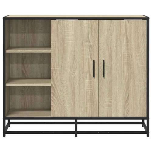 Komoda sonoma hrast 92x35x76 cm izrađeno drvo - sonoma hrast 1 Cijena