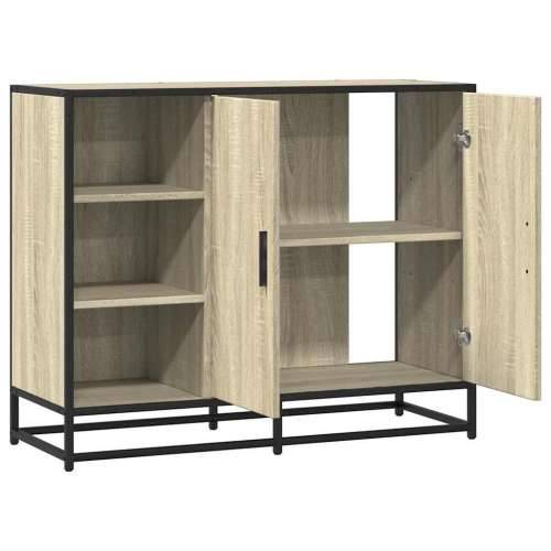 Komoda sonoma hrast 92x35x76 cm izrađeno drvo - sonoma hrast 1 Cijena