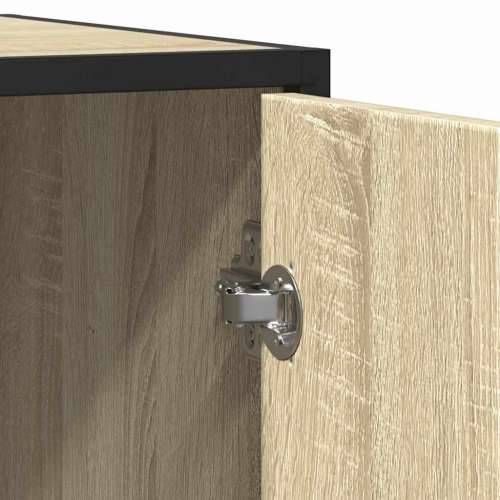 Komoda sonoma hrast 92x35x76 cm izrađeno drvo - sonoma hrast 1 Cijena
