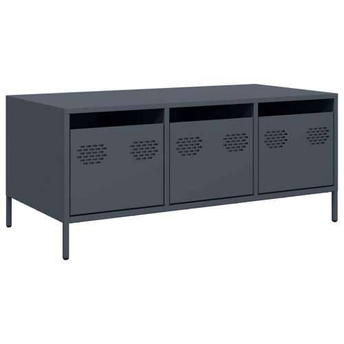 Stolić za kavu antracit 101,5x50x43,5 cm hladno valjanog čelika - Antracit 1 Cijena