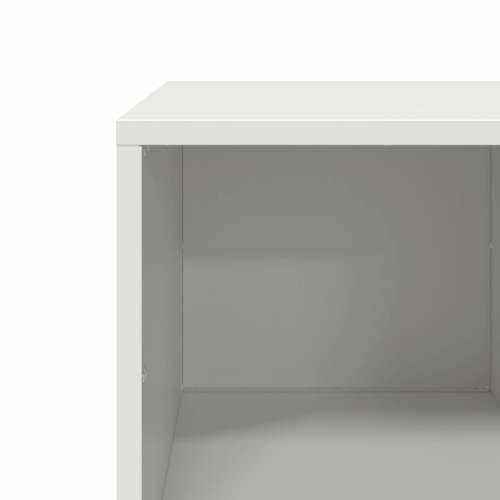 Stolić za kavu bijeli 101,5x50x43,5 cm hladno valjani čelik - Bijela 1 Cijena