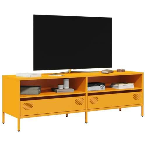 TV ormarić boja senfa 135x39x43,5 cm čelični - žuta boja senfa 1 135 cm Cijena