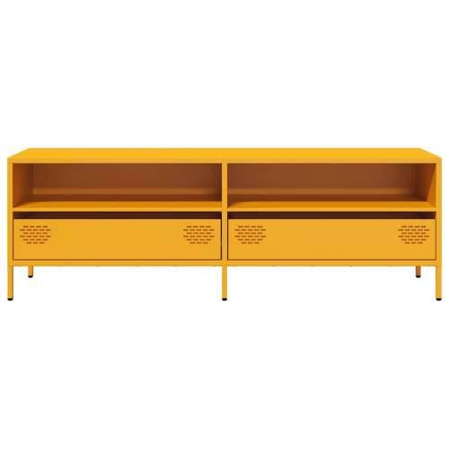 TV ormarić boja senfa 135x39x43,5 cm čelični - žuta boja senfa 1 135 cm Cijena