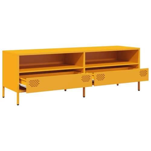 TV ormarić boja senfa 135x39x43,5 cm čelični - žuta boja senfa 1 135 cm Cijena