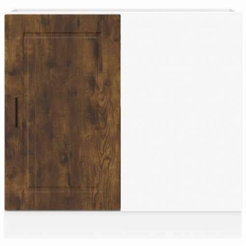 Donji kuhinjski ormarić Porto boja hrasta konstruirano drvo - Dimljeni hrast 1 1 x kutni donji ormarić (1 vrata) 86 cm Cijena