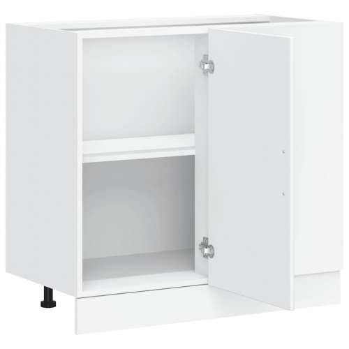 Donji ormarić za Lavabo - Umivaonik Lucca bijeli konstruirano drvo - Bijela 1 1 x kutni donji ormarić (1 vrata) 86 cm Cijena