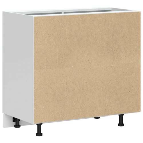 Donji ormarić za Lavabo - Umivaonik Lucca bijeli konstruirano drvo - Bijela 1 1 x kutni donji ormarić (1 vrata) 86 cm Cijena