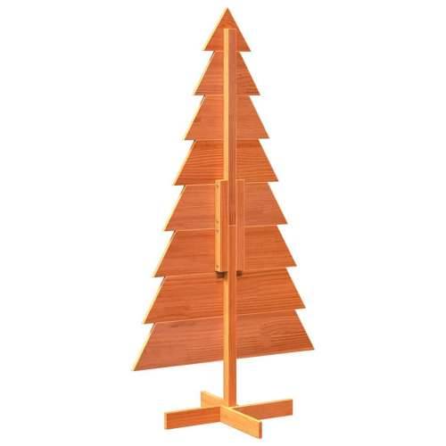 Drveno ukrasno božićno drvce voštano smeđi 150 cm od borovine - Voštano smeđa 150 cm 1 Cijena