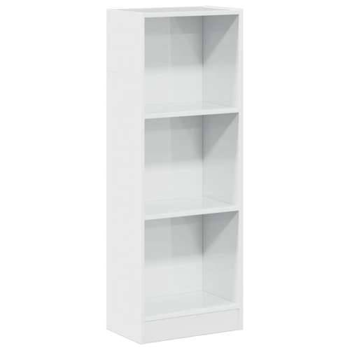 Regal za knjige sjajni bijeli 40x24x109 cm konstruirano drvo - Visoko sjajno bijela 1 109 cm 40 cm Cijena