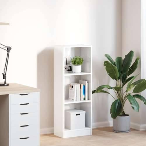 Regal za knjige sjajni bijeli 40x24x109 cm konstruirano drvo - Visoko sjajno bijela 1 109 cm 40 cm Cijena