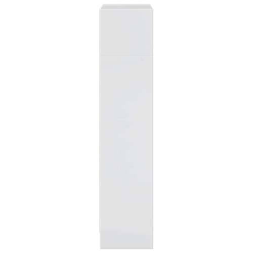 Regal za knjige sjajni bijeli 40x24x109 cm konstruirano drvo - Visoko sjajno bijela 1 109 cm 40 cm Cijena