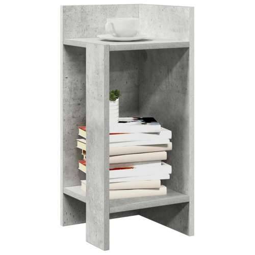 Pomoćni stolići 2 kom s policom siva boja betona 25,5x27x60 cm - Beton siva 2 Cijena