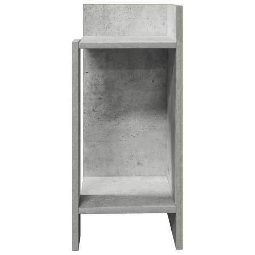 Pomoćni stolići 2 kom s policom siva boja betona 25,5x27x60 cm - Beton siva 2 Cijena