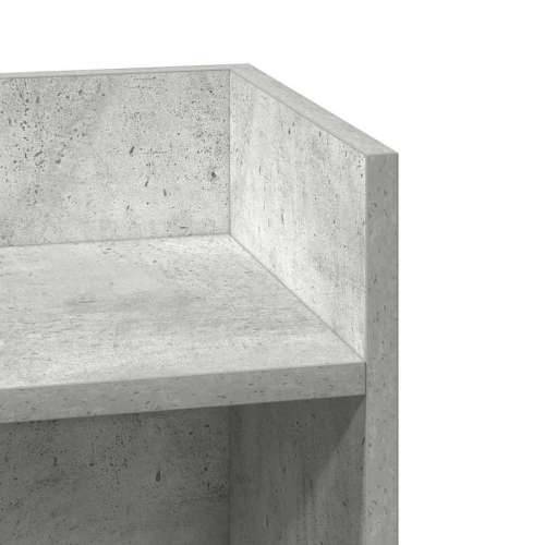 Pomoćni stolići 2 kom s policom siva boja betona 25,5x27x60 cm - Beton siva 2 Cijena