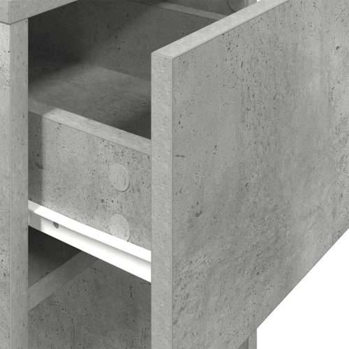 Tower stalak za računalo s ladicom boja betona 30x44x74 cm - Beton siva Cijena