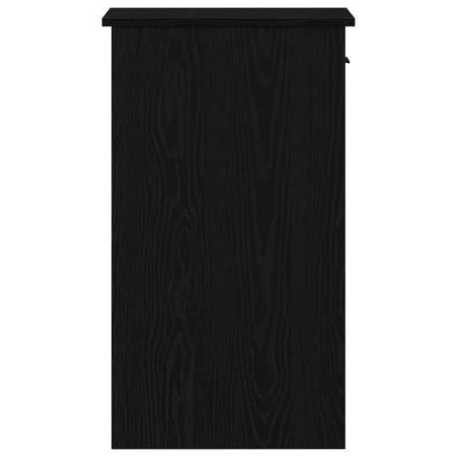Tower stalak za računalo s ladicom crni 35x45x77 cm - Crna Cijena