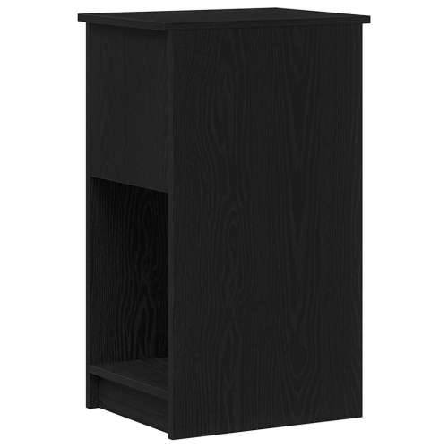 Tower stalak za računalo s ladicom crni 35x45x77 cm - Crna Cijena