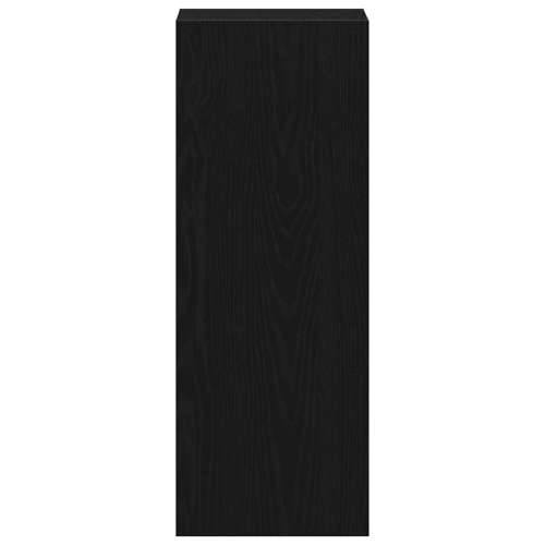 Regal za knjige složive 30x30x80 cm konstruiranog drvo - Crna 1 Cijena