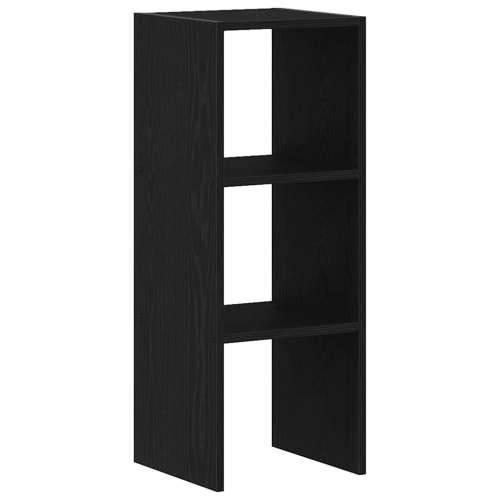 Regal za knjige složive 30x30x80 cm konstruiranog drvo - Crna 1 Cijena