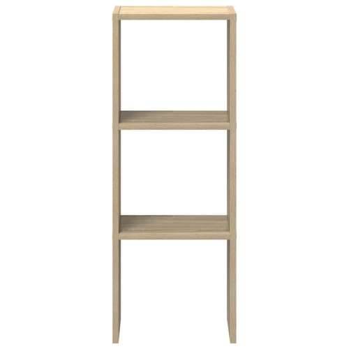 Regal za knjige složive 30x30x80 cm konstruiranog drvo - sonoma hrast 1 Cijena