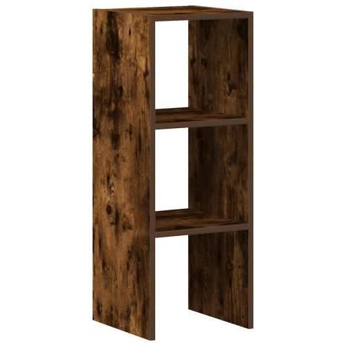 Regal za knjige složive 30x30x80 cm konstruiranog drvo - Dimljeni hrast 1 Cijena