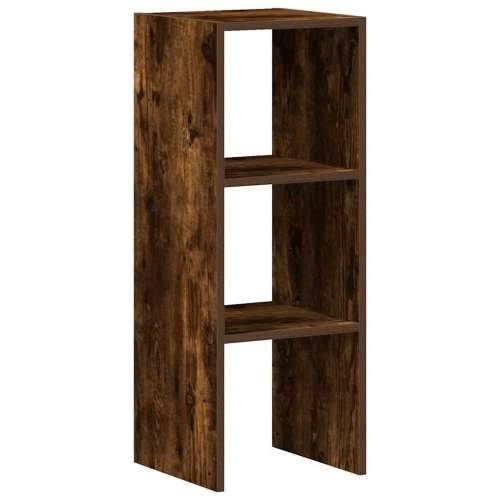 Regal za knjige složive 30x30x80 cm konstruiranog drvo - Dimljeni hrast 1 Cijena