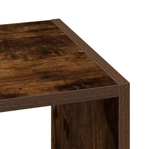 Regal za knjige složive 30x30x80 cm konstruiranog drvo - Dimljeni hrast 1 Cijena