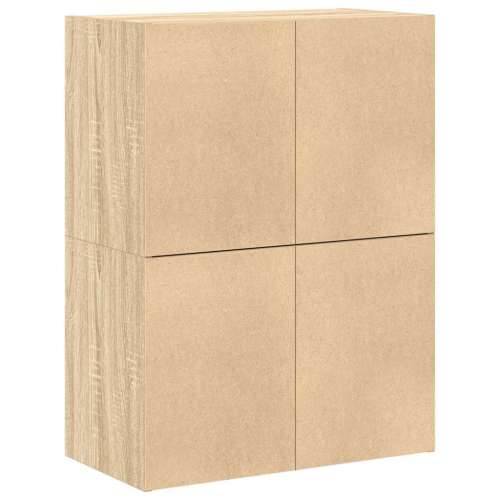 Ormari s 2 ladice 2 kom boja hrast 60x31x40cm konstruirano drvo - sonoma hrast 2 Cijena