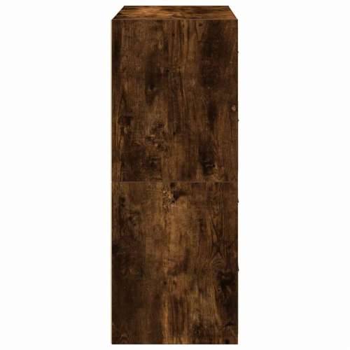 Ormari s 2 ladice 2 kom boja hrast 60x31x40cm konstruirano drvo - Dimljeni hrast 2 Cijena
