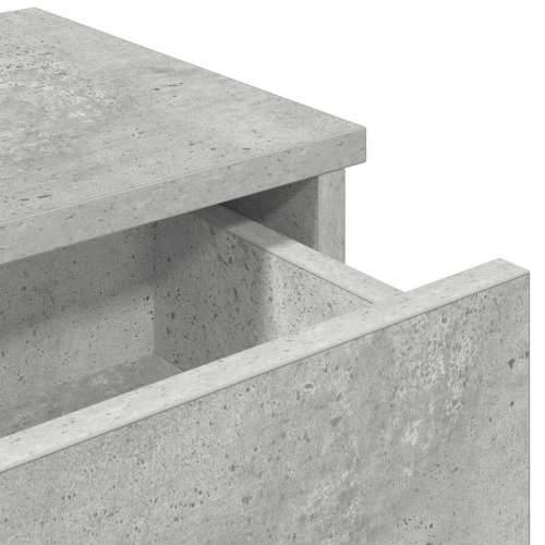 Zidna polica s ladicama beton siva 60x28x15cm konstruirano drvo - Beton siva 60 x 25 x 15 cm 1 Cijena