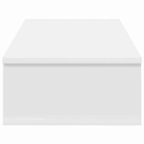 Zidna polica s ladicama bijela 80x34x17 cm izrađeno drvo - Bijela 80 x 31 x 17 cm 1 Cijena