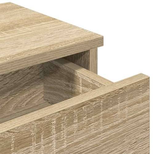 Zidna polica s ladicama sonoma hrast konstruirano drvo - sonoma hrast 80 x 31 x 17 cm 1 Cijena