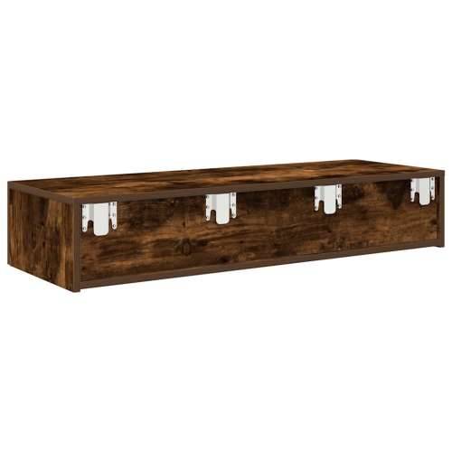 Zidna polica s ladicama dimljeni hrast 100x36x19 cm - Dimljeni hrast 100 x 36 x 19 cm 1 Cijena