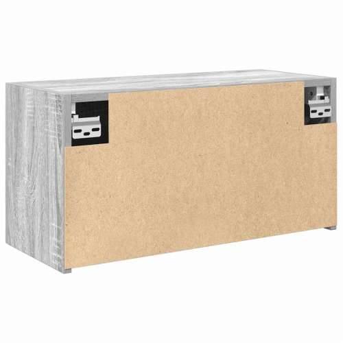 Kupaonski zidni ormarić sivi Sonoma 60x25x30 cm izrađeno drvo - Sivi hrast sonoma 60 x 25 x 30 cm 1 Cijena