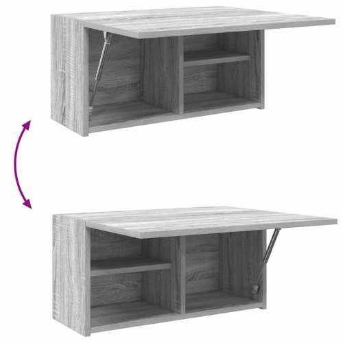Kupaonski zidni ormarić sivi Sonoma 60x25x30 cm izrađeno drvo - Sivi hrast sonoma 60 x 25 x 30 cm 1 Cijena